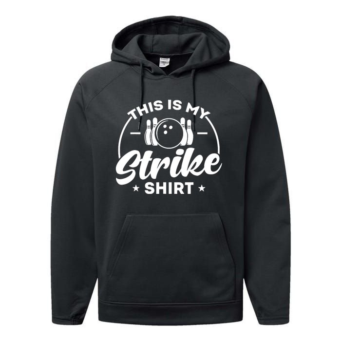 This Is My Strike Bowling Performance Fleece Hoodie