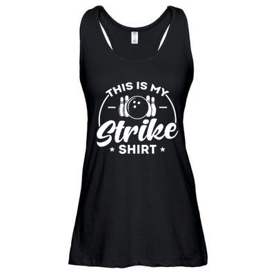 This Is My Strike Bowling Ladies Essential Flowy Tank