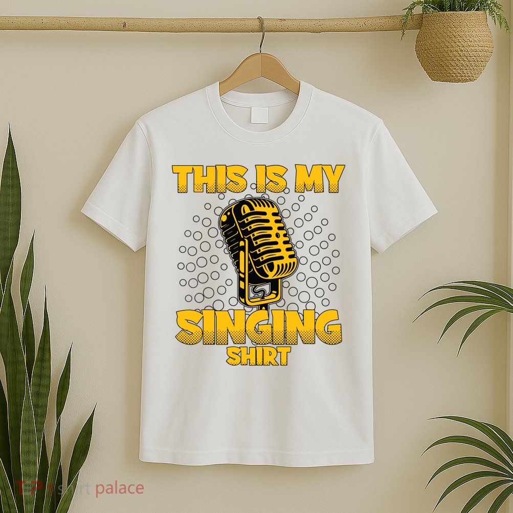 This Is My Singing Karaoke Lead Singer Gift Singing T-Shirt