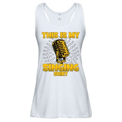 This Is My Singing Karaoke Lead Singer Gift Singing Ladies Essential Flowy Tank