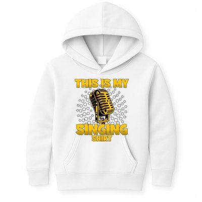 This Is My Singing Karaoke Lead Singer Gift Singing Kids Hoodie