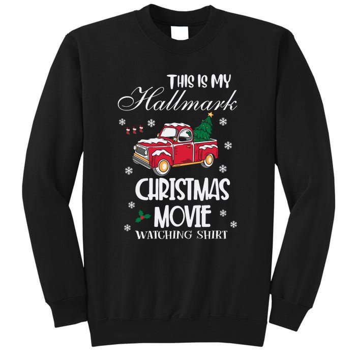 This Is My Christmas Movie Watching Shirt Tall Sweatshirt