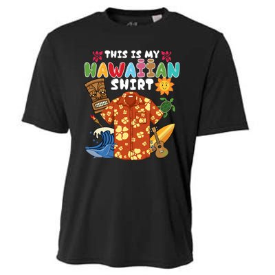 This Is My Hawaiian Shirts Tropical Funny Hawaiian Summer Cooling Performance Crew T-Shirt