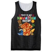 This Is My Hawaiian Shirts Tropical Funny Hawaiian Summer Mesh Reversible Basketball Jersey Tank