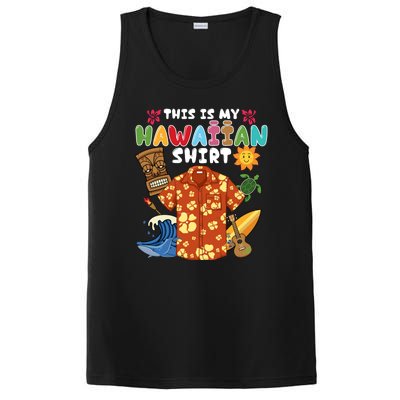 This Is My Hawaiian Shirts Tropical Funny Hawaiian Summer PosiCharge Competitor Tank