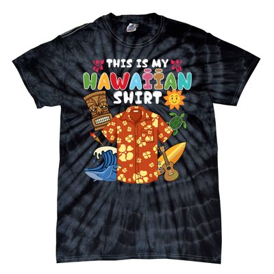 This Is My Hawaiian Shirts Tropical Funny Hawaiian Summer Tie-Dye T-Shirt