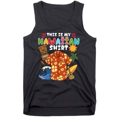 This Is My Hawaiian Shirts Tropical Funny Hawaiian Summer Tank Top