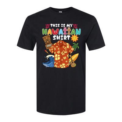 This Is My Hawaiian Shirts Tropical Funny Hawaiian Summer Softstyle CVC T-Shirt