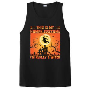 This Is My Hu Costume I Am Really A Witch Gift PosiCharge Competitor Tank