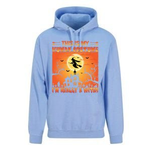 This Is My Hu Costume I Am Really A Witch Gift Unisex Surf Hoodie