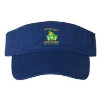 This Is My Lucky Bartender Costume Funny St Patrick Day Gift Valucap Bio-Washed Visor