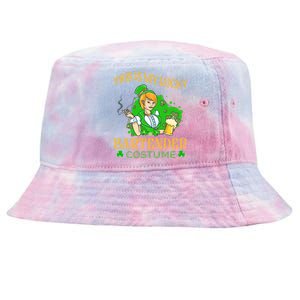 This Is My Lucky Bartender Costume Funny St Patrick Day Gift Tie-Dyed Bucket Hat