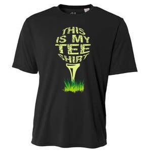 This Is My Golfer Funny Golfer Golf Player Lover Cooling Performance Crew T-Shirt