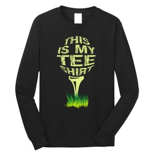 This Is My Golfer Funny Golfer Golf Player Lover Long Sleeve Shirt