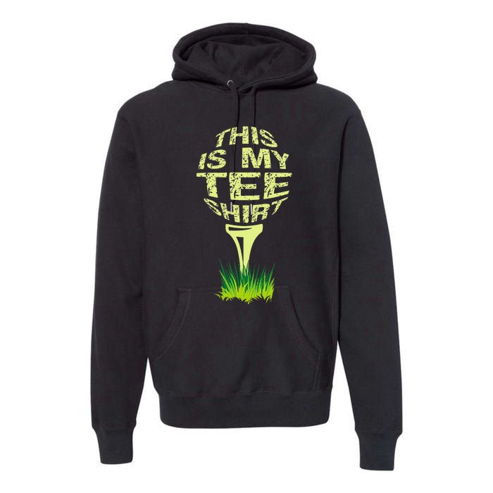 This Is My Golfer Funny Golfer Golf Player Lover Premium Hoodie