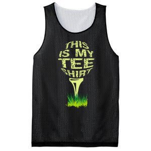 This Is My Golfer Funny Golfer Golf Player Lover Mesh Reversible Basketball Jersey Tank