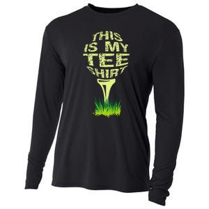 This Is My Golfer Funny Golfer Golf Player Lover Cooling Performance Long Sleeve Crew