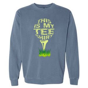 This Is My Golfer Funny Golfer Golf Player Lover Garment-Dyed Sweatshirt