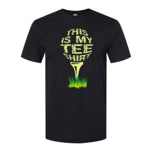 This Is My Golfer Funny Golfer Golf Player Lover Softstyle CVC T-Shirt