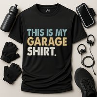 This Is My Garage Funny Dad Cooling Performance Crew T-Shirt