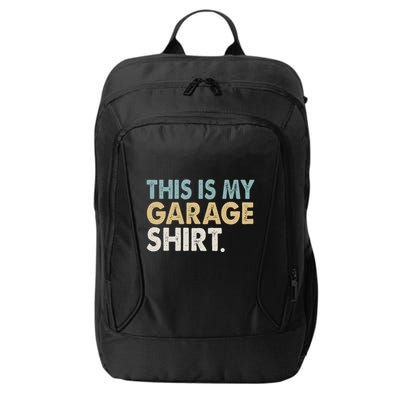 This Is My Garage Funny Dad City Backpack