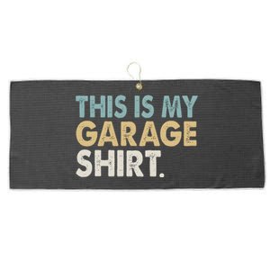 This Is My Garage Funny Dad Large Microfiber Waffle Golf Towel