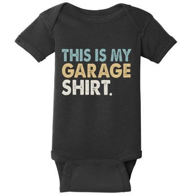 This Is My Garage Funny Dad Baby Bodysuit