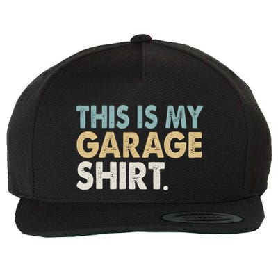 This Is My Garage Funny Dad Wool Snapback Cap