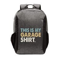 This Is My Garage Funny Dad Vector Backpack