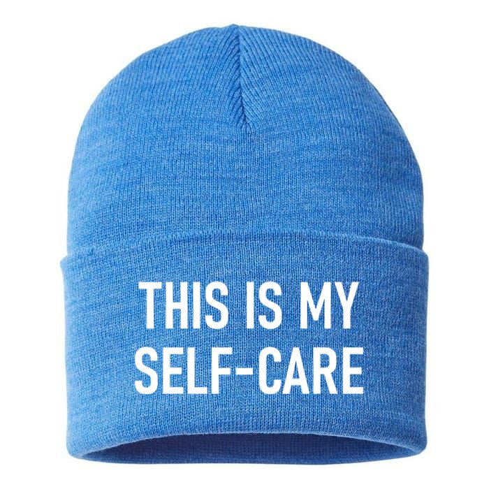 This Is My Sgiftcare Funny Jokes Sarcastic Gift Sustainable Knit Beanie