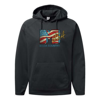 This Is Maga Country Performance Fleece Hoodie