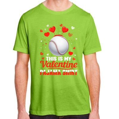 This Is My Valentine Pajama Gift Headband Baseball Players Meaningful Gift Adult ChromaSoft Performance T-Shirt