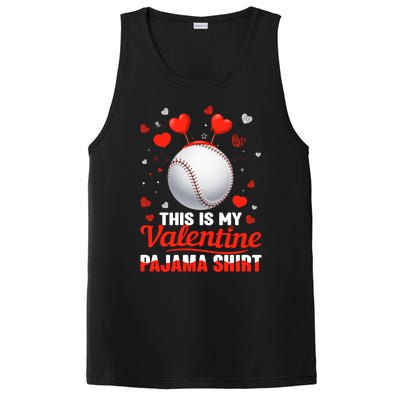 This Is My Valentine Pajama Gift Headband Baseball Players Meaningful Gift PosiCharge Competitor Tank