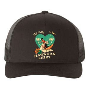 This Is My Hawaiian Tropical Luau Costume Party Surfer Yupoong Adult 5-Panel Trucker Hat