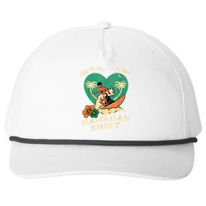 This Is My Hawaiian Tropical Luau Costume Party Surfer Snapback Five-Panel Rope Hat