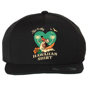 This Is My Hawaiian Tropical Luau Costume Party Surfer Wool Snapback Cap