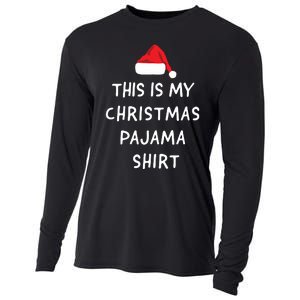 This Is My Christmas Pajama Funny Cooling Performance Long Sleeve Crew