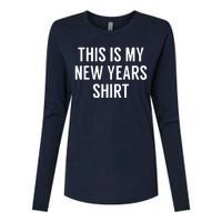 This Is My New Years Funny New Years Eve Womens Cotton Relaxed Long Sleeve T-Shirt