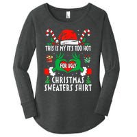 This Is My Its Too Hot For Ugly Christmas Sweaters  Women's Perfect Tri Tunic Long Sleeve Shirt