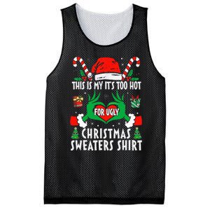 This Is My Its Too Hot For Ugly Christmas Sweaters  Mesh Reversible Basketball Jersey Tank