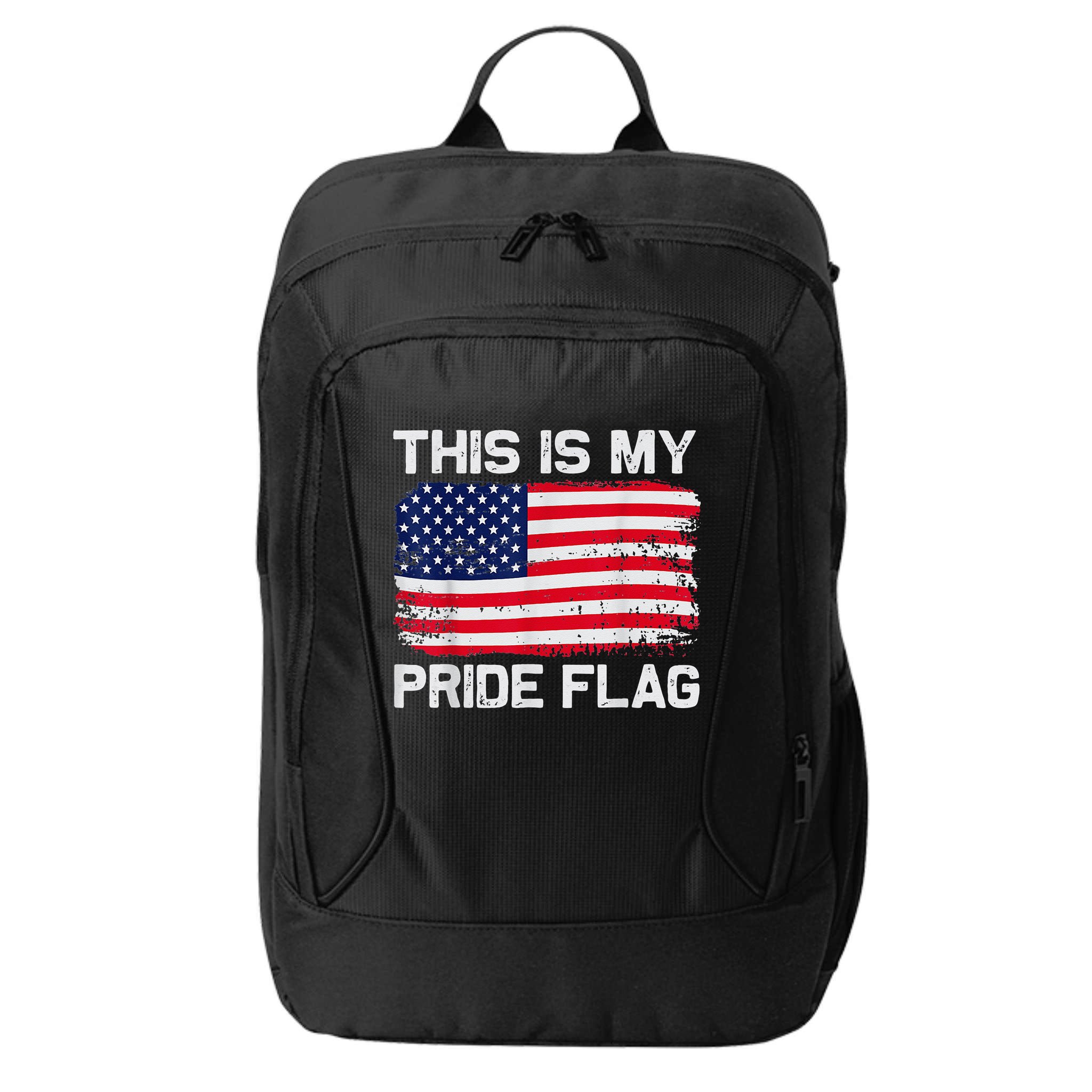 This Is My Pride Flag USA American 4th of July Patriotic City Backpack