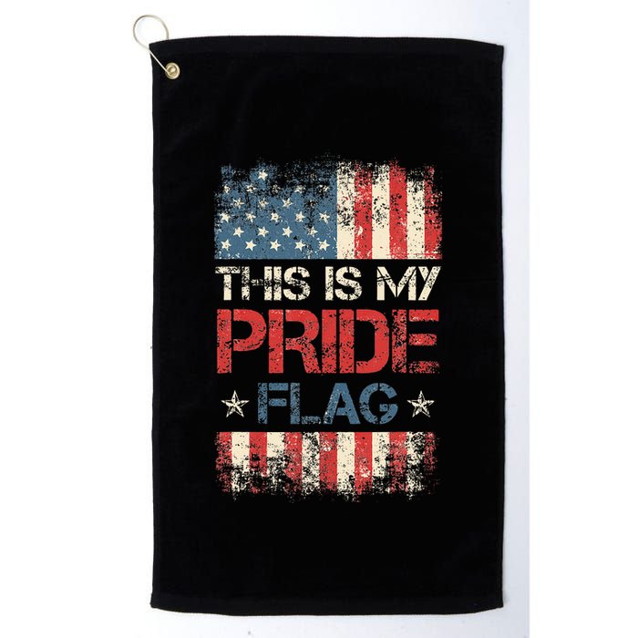 This Is My Pride Flag  American Flag Golf Towel