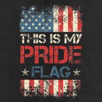 This Is My Pride Flag  American Flag Golf Towel