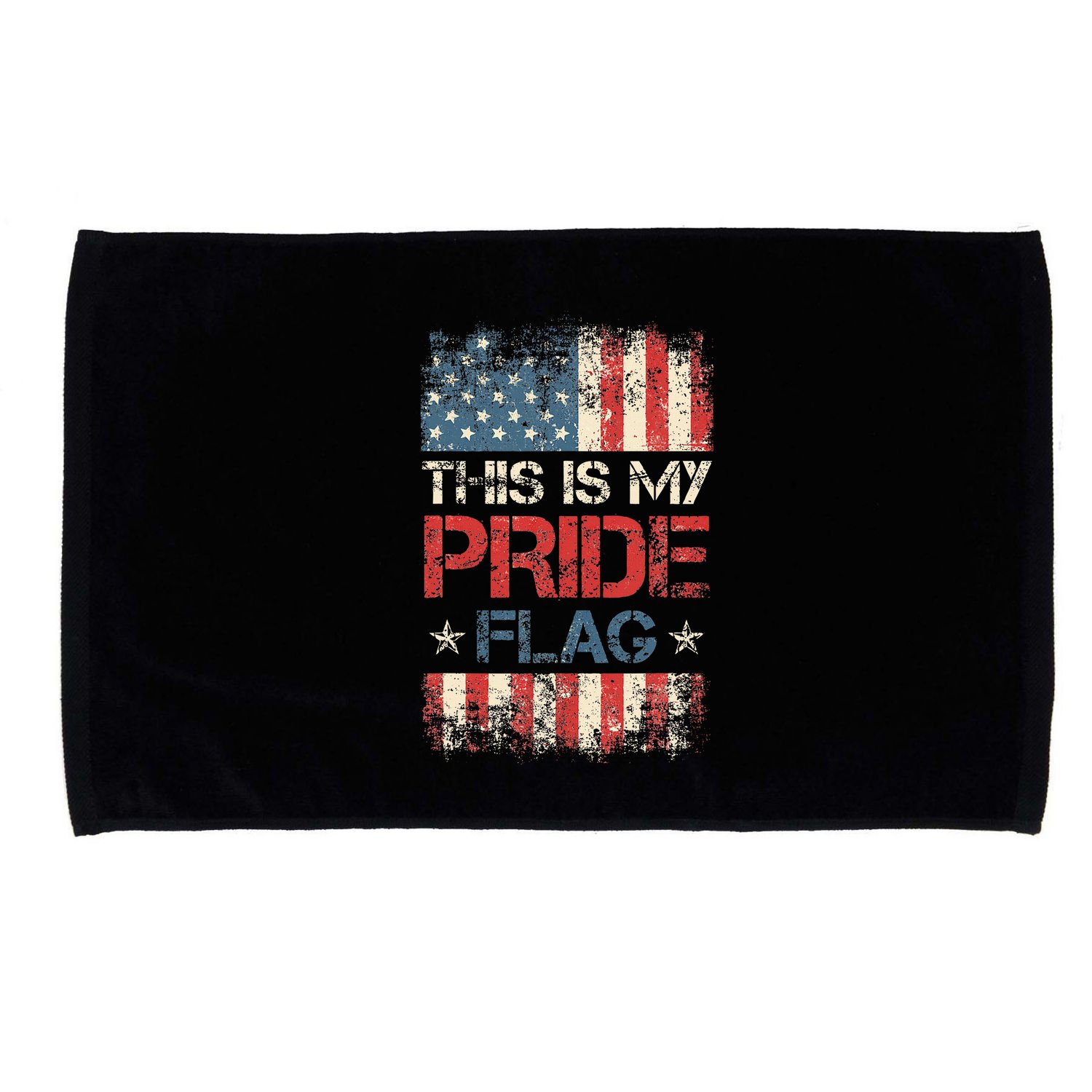 This Is My Pride Flag  American Flag Microfiber Hand Towel