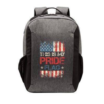 This Is My Pride Flag  American Flag Vector Backpack