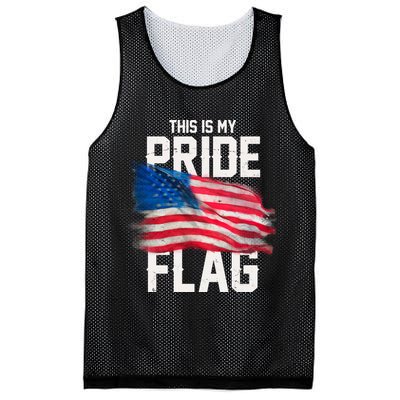 This Is My Pride Flag United States Patriot Flag Mesh Reversible Basketball Jersey Tank