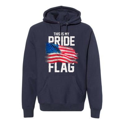 This Is My Pride Flag United States Patriot Flag Premium Hoodie