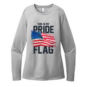 This Is My Pride Flag United States Patriot Flag Womens CVC Long Sleeve Shirt