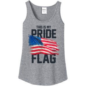 This Is My Pride Flag United States Patriot Flag Ladies Essential Tank