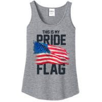 This Is My Pride Flag United States Patriot Flag Ladies Essential Tank